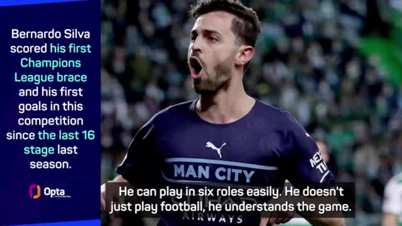 Guardiola enjoys exceptional Bernardo Silva goal in City rout