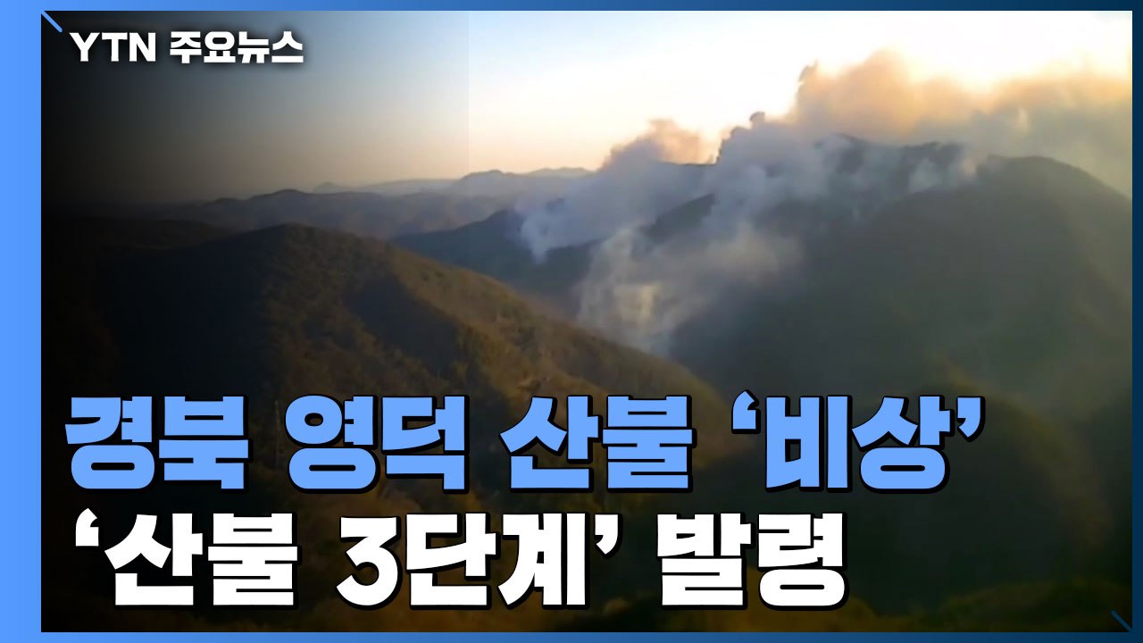 경북 영덕 산불 확산...올해 첫 '산불 3단계' 발령 / YTN
