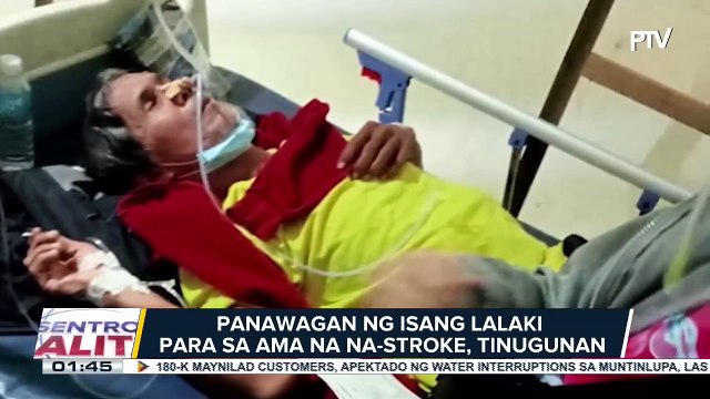 Malasakit at Work: Lalaking humingi ng tulong para sa kanyang tatay na na-stroke, nakatanggap ng tulong pinansyal mula kay Sen. Bong Go; Office of the President, tutulong sa lab tests ni tatay Ricardo