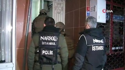 İstanbul'da uyuşturucu tacirlerine şafak baskını