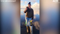 Mother goes viral digging and catching Pacific razor clams on TikTok | February 16, 2022 | ACM