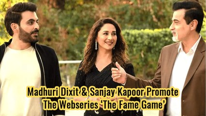 Madhuri Dixit & Sanjay Kapoor Promote The Webseries ‘The Fame Game’