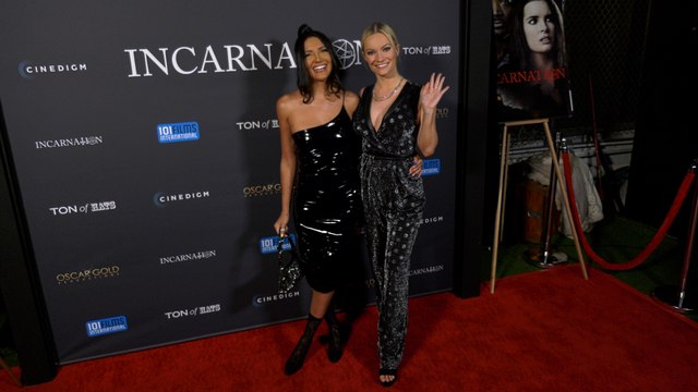 CJ Franco, Caitlin O'Connor Incarnation World Premiere Red Carpet Fashion