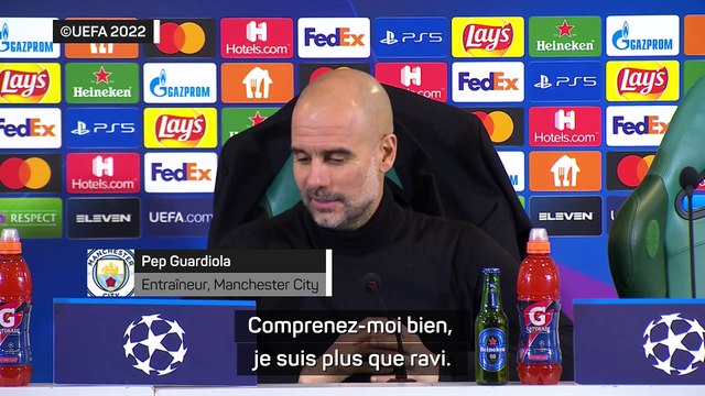 Guardiola satisfait du résultat et de Bernardo Silva, pas de la performance globale