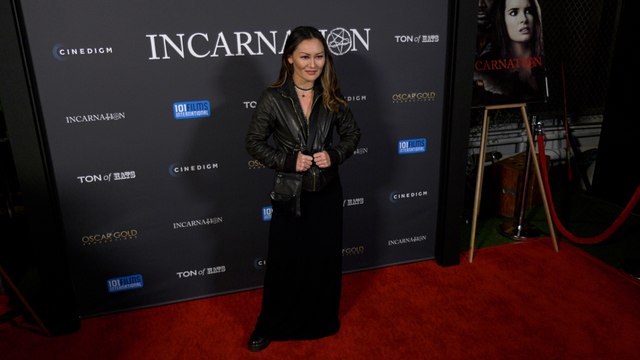 Mary Christina Brown Incarnation World Premiere Red Carpet Fashion