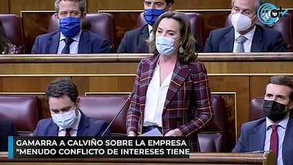 Gamarra a Calviño sobre la empresa de su marido: "Menudo conflicto de intereses tiene con los fondos UE"