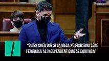 Rufián: “Quien crea que si la mesa no funciona solo perjudica al independentismo se equivoca