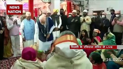 PM Modi paid obeisance at Sant Ravidas temple.