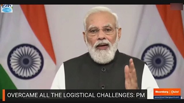 PM Narendra Modi Celebrating 1-billion vaccine doses