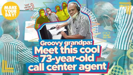 Meet this cool 73-year-old call center agent | Make Your Day