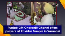 Punjab CM Charanjit Channi offers prayers at Ravidas Temple in Varanasi