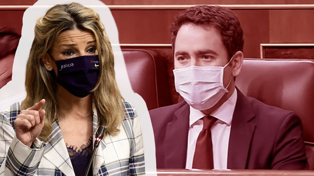 Yolanda Díaz y Egea se enzarzan por el efecto Díaz