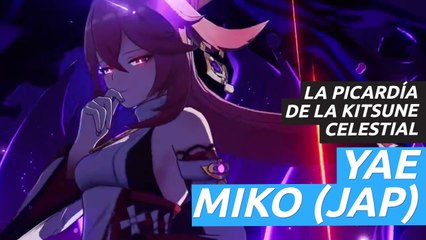 Genshin Impact - Yae Miko: La picardía de la Kitsune Celestial (JAP)