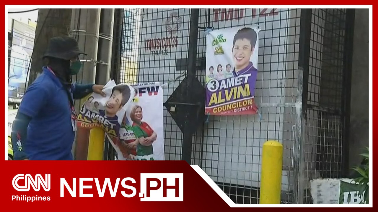 Ilegal na campaign materials binaklas ng Comelec
