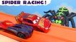 Hot Wheels Spider Racing Funlings Race Full Episodes versus Pixar Cars 3 Lightning McQueen in these Toy Cars Racing Stop Motion Animation Videos for Kids