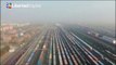 Récord en un puerto de China con 784 trenes partiendo hacia Europa en un día