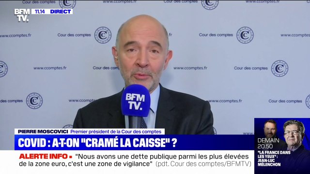 Pierre Moscovici, Premier président de la Cour des comptes: Nous avons une dette publique parmi les plus élevées de la zone euro, c'est un point de vigilance