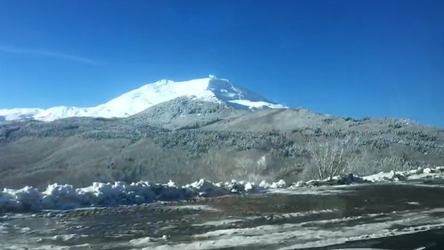 Neve sul Cimone, nel video la magia del paesaggio imbiancato
