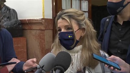 Yolanda Díaz apuesta por un "cordón democrático" en CyL