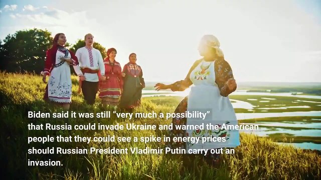 Biden warns of risk to U S economy from fallout if Russia invades Ukraine