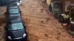 Temporal causa alagamentos e deslizamentos em Petropolis