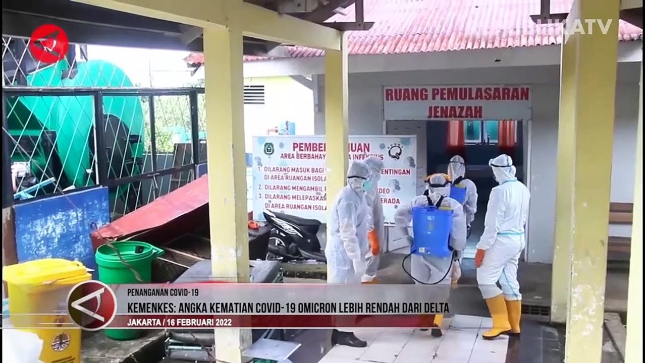 Kemenkes: Angka Kematian Covid-19 Varian Omicro...