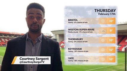 Daily weather report for Bristol 16 February