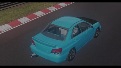 Simulated situations #1 - Nürburgring - Subaru cars
