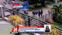 Pagbitbit ng mga armadong lalaki sa isa sa mga nawawalang sabungero, na-huli cam | 24 Oras