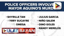 Siyam na pulis at tatlo pang suspek sa pagpaslang kay Calbayog City Mayor Ronaldo Aquino at ilang tauhan nito, sumuko sa CIDG