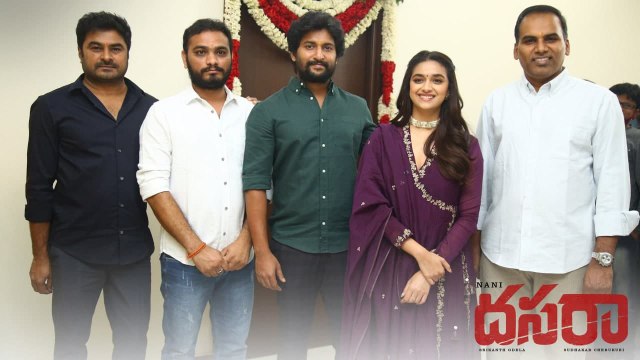 Dasara Movie Launch | Nani Keerthy Suresh Blockbuster Combo Is Back Again | Filmibeat Telugu