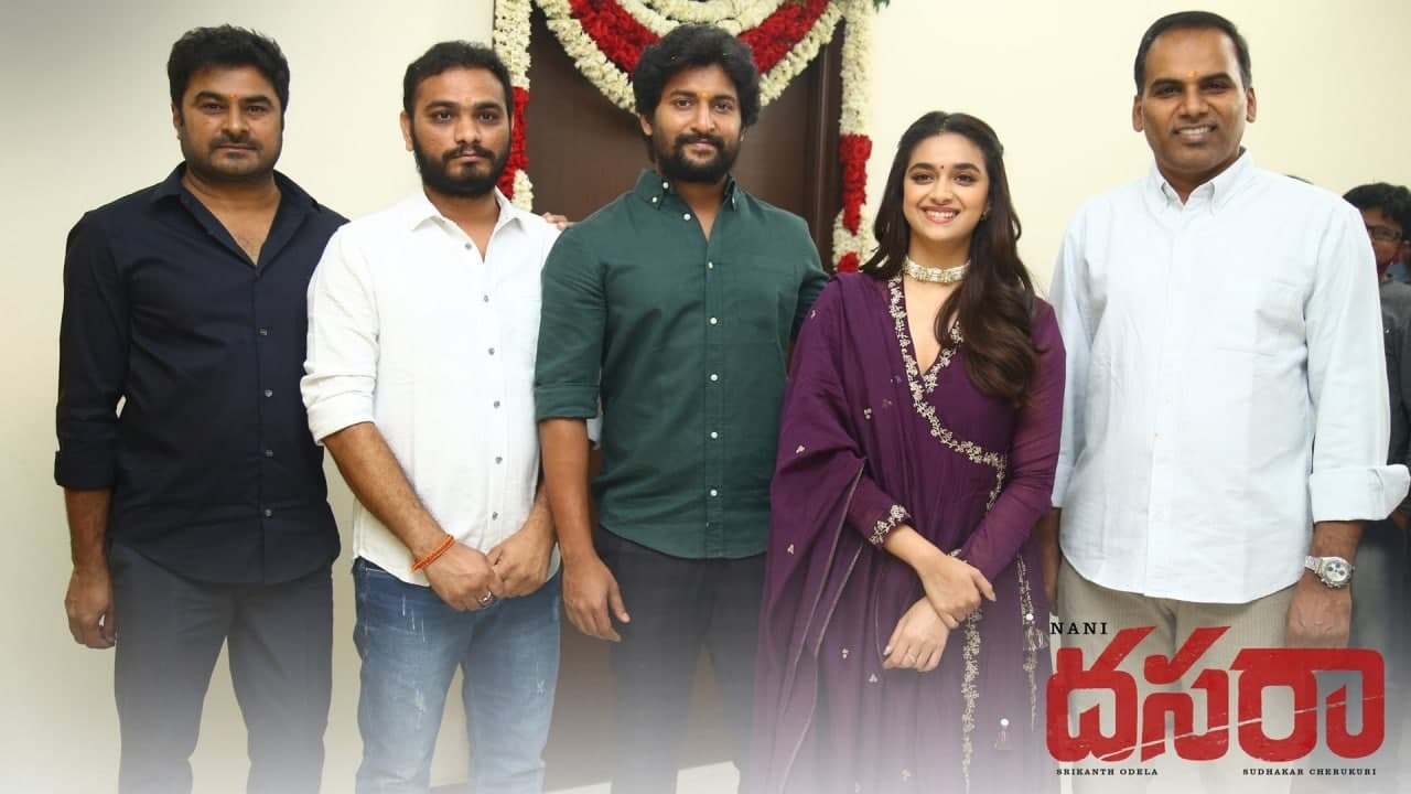 Dasara Movie Launch | Nani Keerthy Suresh Blockbuster Combo Is Back Again | Filmibeat Telugu
