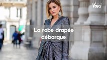 VOICI : Mode : la robe drapée pour toutes les morphologies