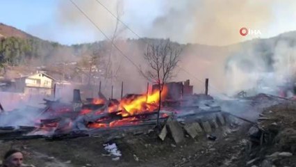 Kastamonu'da bir köy alevlere teslim oldu