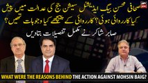 What were the reasons behind the action against Mohsin Baig?