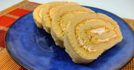 طريقة عمل سويسرول كيك المحشي بالكريمة