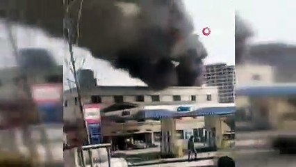 Esenyurt'ta akaryakıt istasyonunda yangın