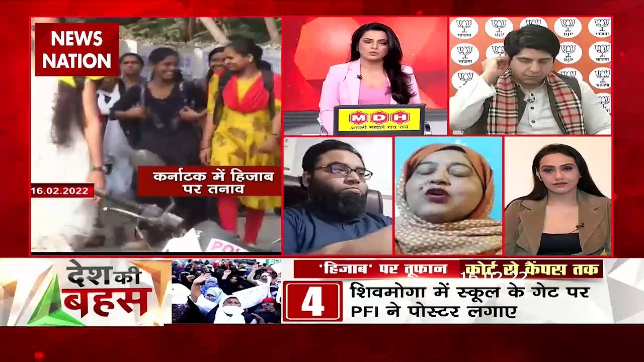 Desh Ki Bahas : हिजाब के बहाने मुस्लिम महिलाओं को दबाने की कोशिश हो रही है- मानवी तनेजा, अभिनेत्री