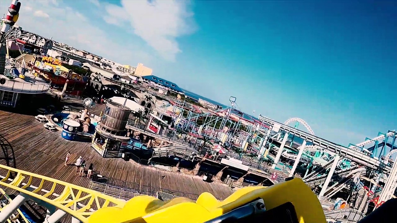 Runaway Tram Roller Coaster (Morey's Pier - Wildwood, New Jersey) - 4k Roller Coaster POV Video