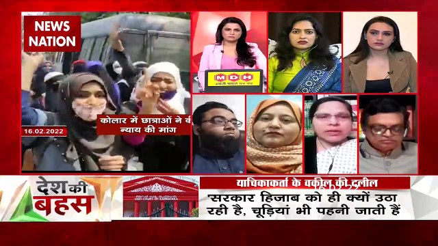 Desh Ki Bahas: Hijab issue was deliberately created- Farah Faiz