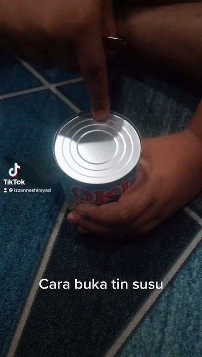 How to open a can.