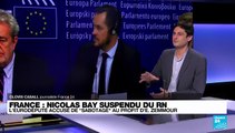 Présidentielle en France : Marine Le Pen limoge Nicolas Bay, accusé de sabotage au profit de Zemmour