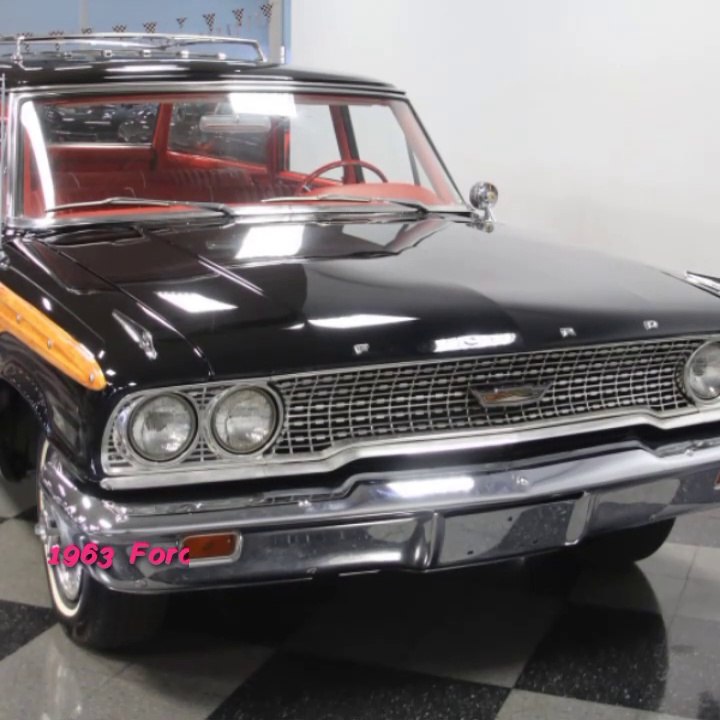 1963 Ford Country Squire Woody Wagon . Classic cars