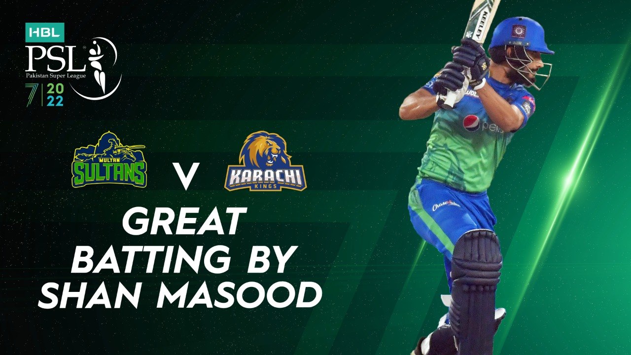 Great Batting By Shan Masood | Multan Sultans vs Karachi Kings | Match 23 | HBL PSL 7 | ML2G