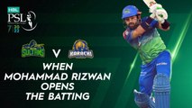 When Mohammad Rizwan Opens The Batting | Multan vs Karachi | Match 23 | HBL PSL 7 | ML2G