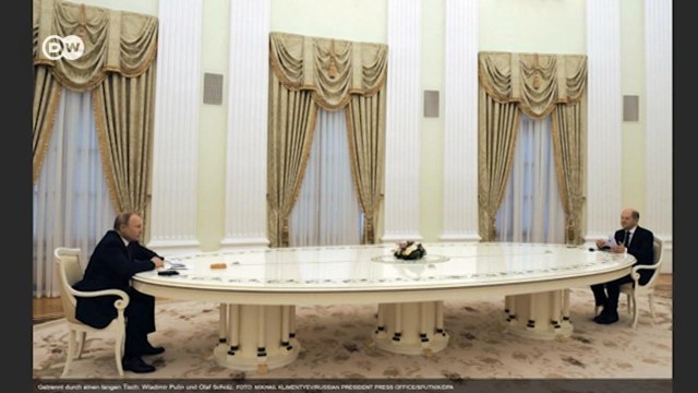 Ударил ли Шольц кулаком по столу в Кремле? Что пишут немецкие СМИ о визите канцлера ФРГ в Москву (16.02.2022)