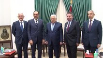 Türk heyeti, Filistin Devlet Başkanı Abbas ile görüştü
