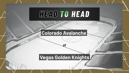 Vegas Golden Knights vs Colorado Avalanche: First Period Moneyline
