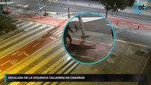 Escalada de la violencia callejera en Canarias