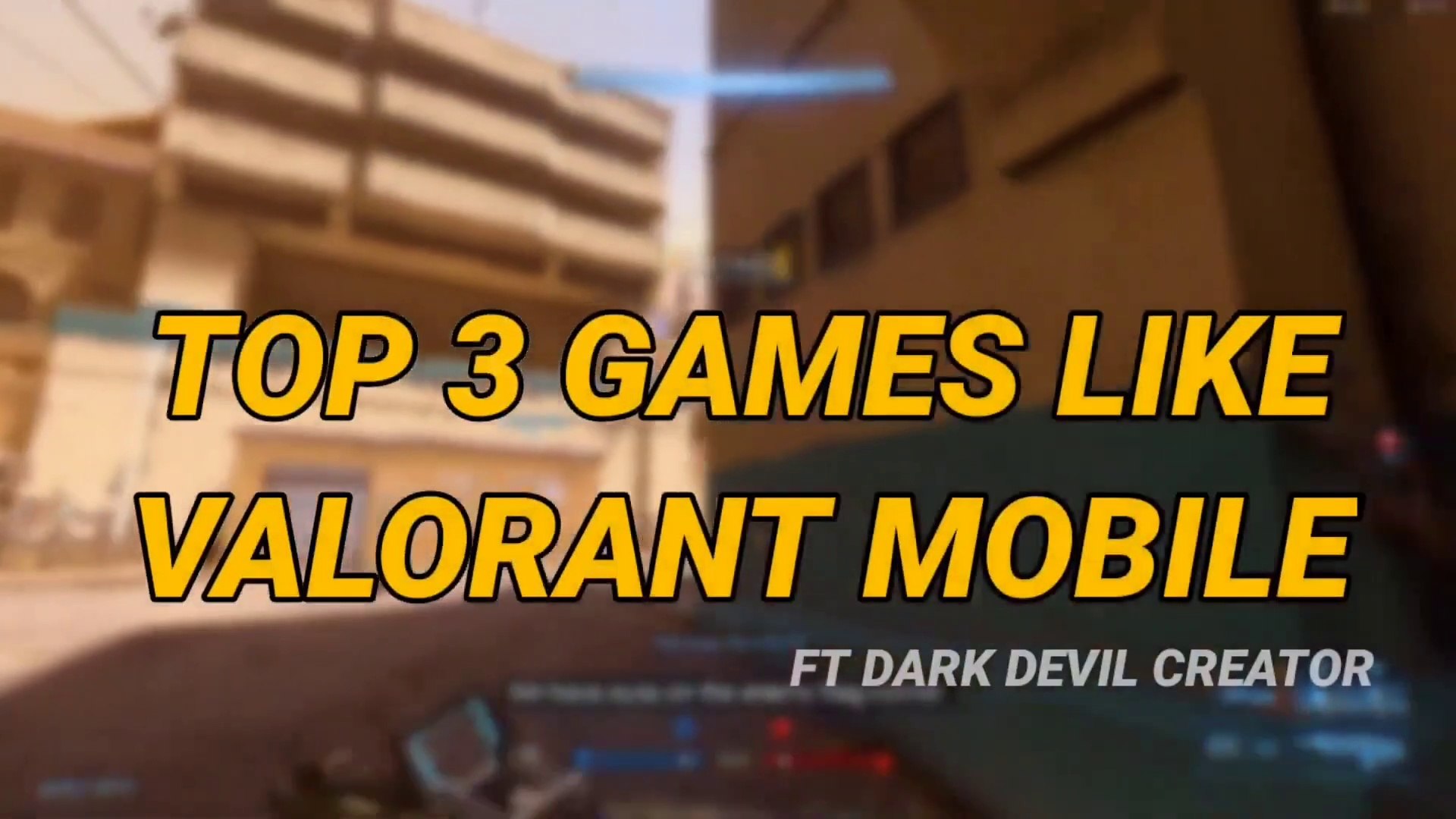GAMES LIKE VALORANT MOBILE